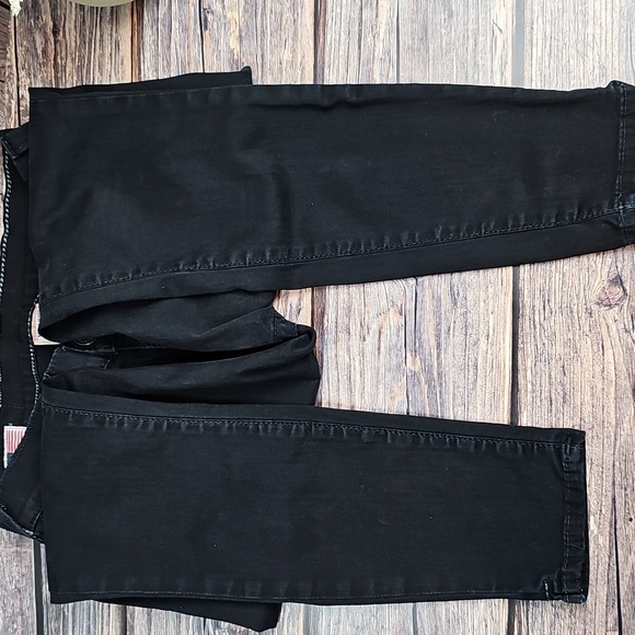 NEW TRUE RELIGION LINDA VINTAGE Y2K BLACK LOW-RISE SKINNY JEANS - Picture 3 of 11